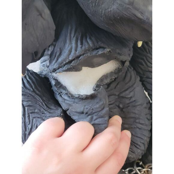 Vintage AS IS rubber attack black cat large Halloween pop decor - Picture 16 of 16